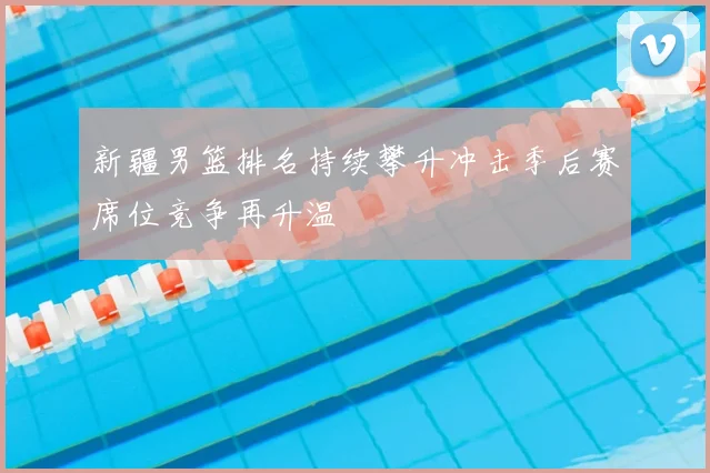 新疆男篮排名持续攀升冲击季后赛席位竞争再升温